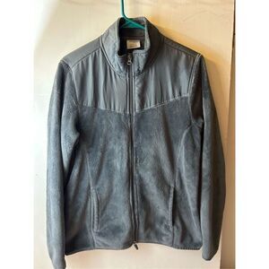 Danskin large womens fleece jacket gray